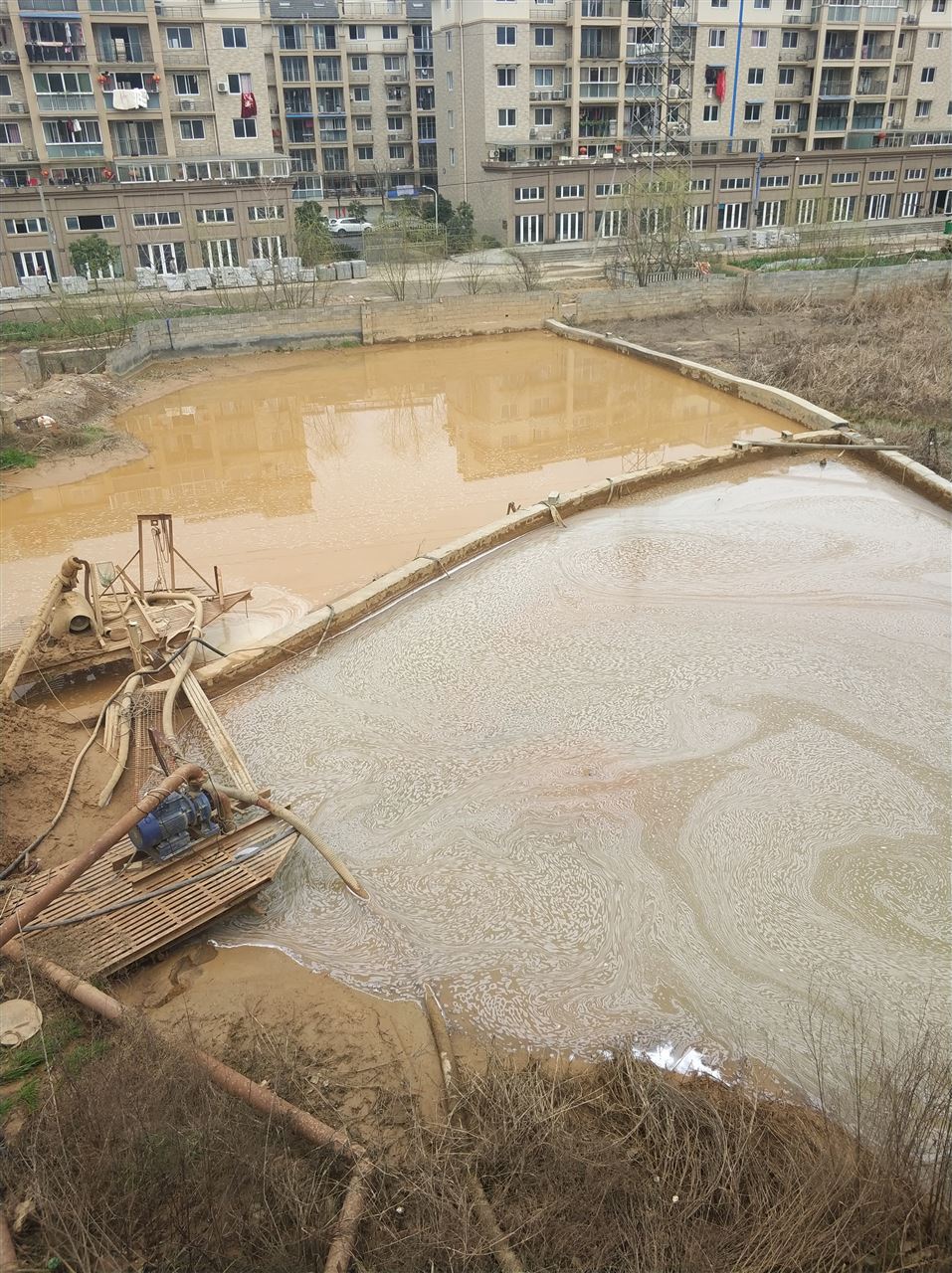 石峰沉淀池淤泥清理-厂区废水池淤泥清淤